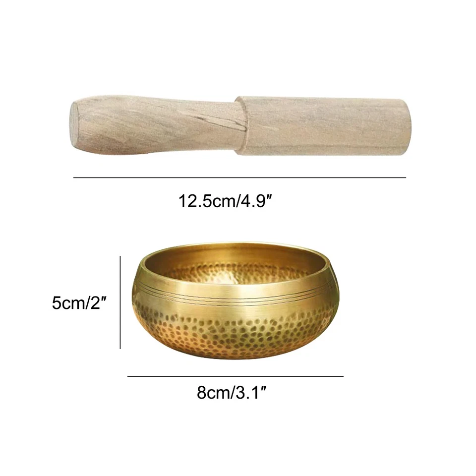 Tibetische Klangschale F/Meditation Sound Chakra Healing Yoga Entspannung Set - Bild 3 von 4