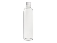H&H Borosilikat-Glasflasche Transparent Mit Deckel Mit Dichtung Lt