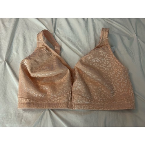 Deyllo Women's Adjustable Strap Minimizer Full Coverage Bra Size 40H Pink Nude - Bild 15 von 19
