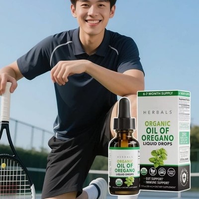 Gut Supplements Oil of Oregano - Herbals & Immune Support Organic Liquid Drops