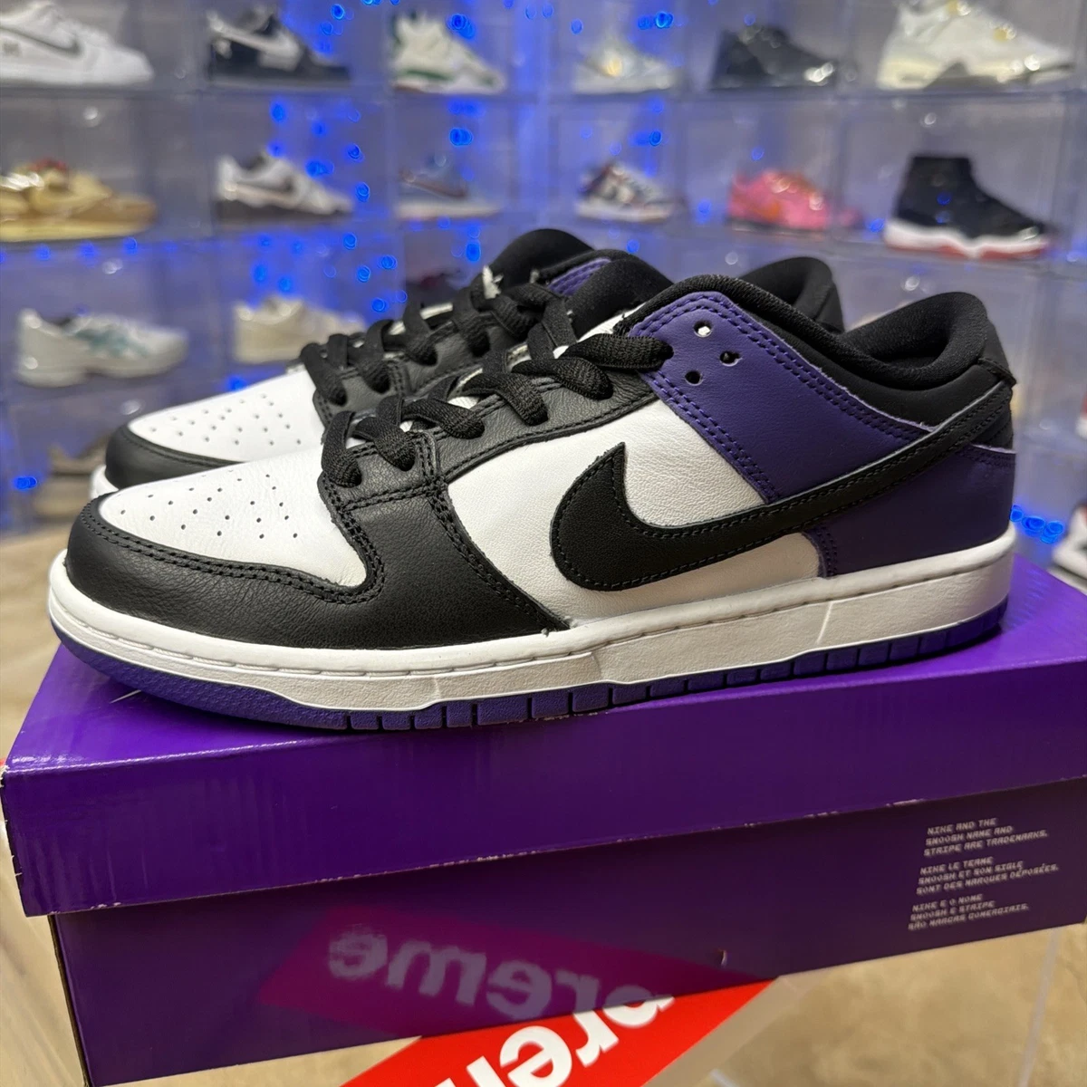 Nike Dunk Low ホワイト/パープル Nike Dunk Low Purple/White for Sale - Authenticity Guaranteed - eBay