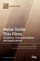 Metal Oxide Thin Films | Buch | Englisch (2022) | Gebunden | Mdpi AG