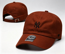 MBL New York Yankees '47 Brown Clean Up Adjustable Baseball Cap Dad Hat Sports