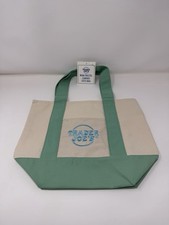 New Release Trader Joe s Mini Canvas Spring Drop 2026 Pastel Green Tote Bag