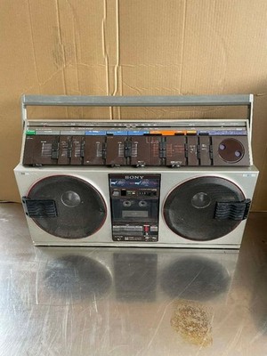 Sony CFS-99 FM AM Radio Cassette Player Vintage JANK