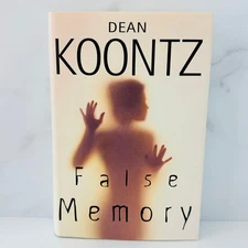 💠 FALSE MEMORY by Dean Koontz - HC 1ST/1ST First Edition 2001 Near Fine
