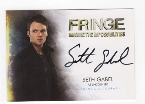Seth Gabel as Lincoln Lee FRINGE Seasons 1 & 2 Autograph Card Auto #A7