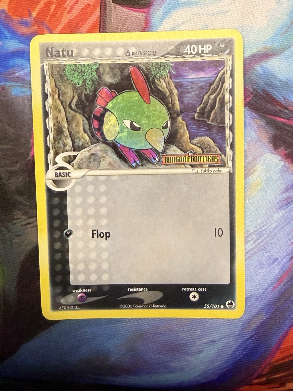 Natu Delta Species Dragon Frontiers Reverse Holo STAMPED 55/101 LP