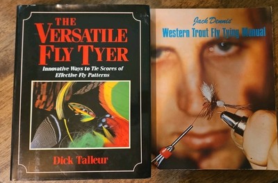 The Versarile Fly Tyer/Fly Westen Trout Fly Tying Lot Of 2 Books