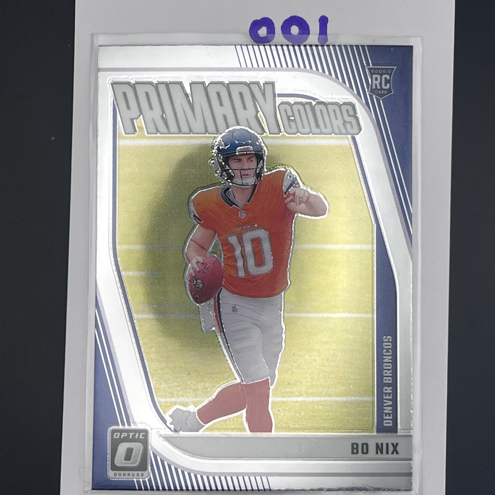 ✨2024 Panini Donruss Optic BO NIX Primary Colors Denver Broncos RC #4