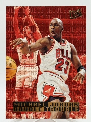 Michael Jordan 1995-96 Fleer Ultra Double Trouble #3 Insert HOF I8 6