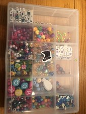 Kids Plastic Beads Assorted Shapes Colors Letters