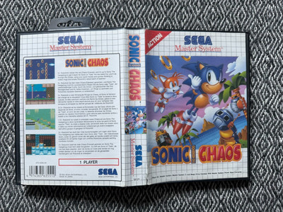 Master System SONIC The Hedgehog Chaos PAL REGION FREE **Works on US Consoles**