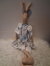 Tilda Stoffpuppe Vintage Osterhase Gross