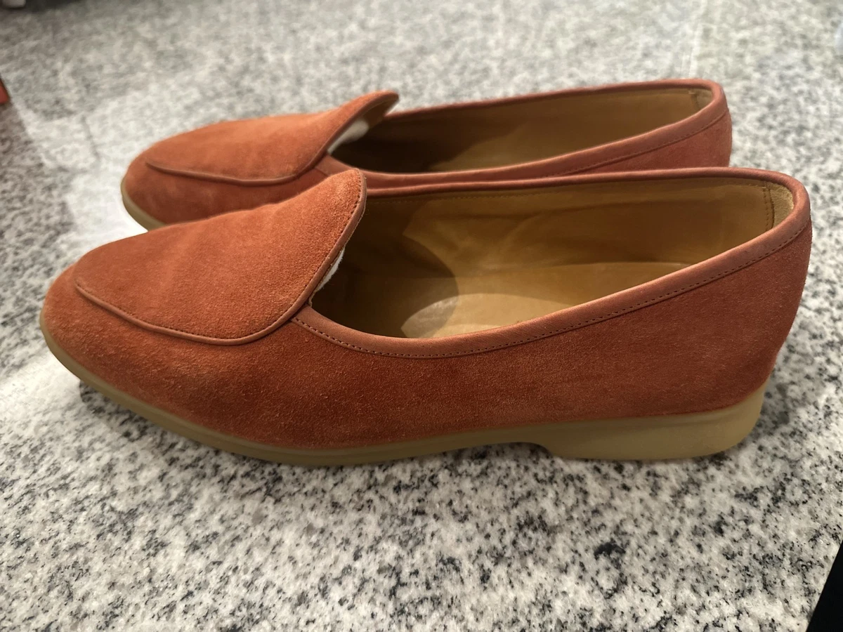 Galto Brown Suede Slip-On Loafers mens 9 casual office comfort retro Y2K Brown Loafer Suede Casual Shoes for Men for sale | eBay main image 3