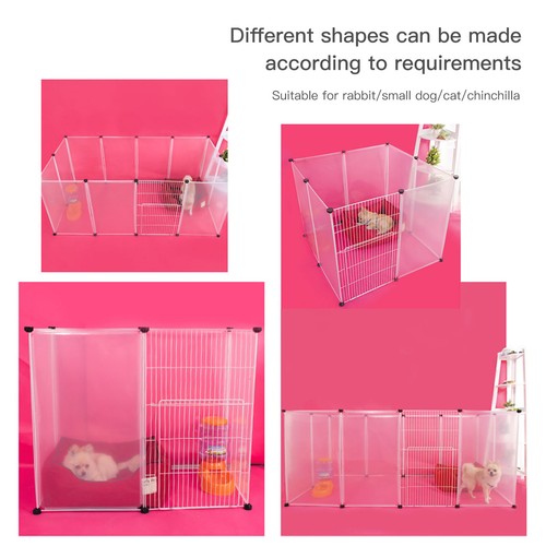 Pet Playpen Dog Exercise Pen Large Portable Dog Fence 12 Panel UK2 - Picture 2 of 12
