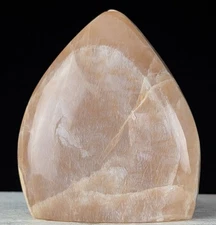 Orange Moonstone Freeform Ornament Crystal Gemstone Teardrop
