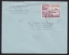 MALAYA MALACCA 1949 10c UPU on cover FDC - JASIN cds to New Zealand........D6623