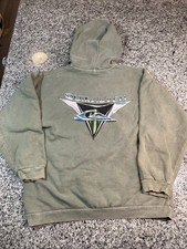 Vintage Surfwear QuikSilver Hoodie 90s Usa Made Large