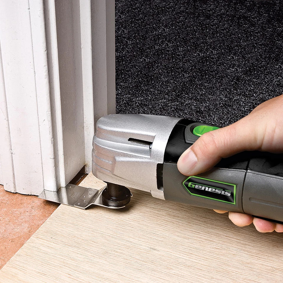 GENESIS(TM) 1.5-Amp Multipurpose Oscillating Tool with 19-Piece Accessory Set - Image 3 of 4