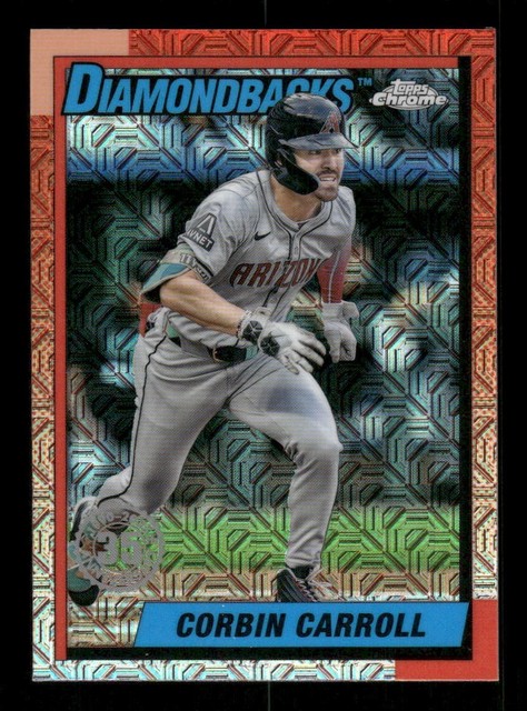 2025 Topps 1990 Topps Chrome Silver Pack Corbin Carroll #T90C-80