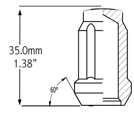 24 Lug Nuts Spline Drive Bulge Acorn 7/16 Tuner Chevrolet Buick Pontiac 7/16-20 - Image 2 of 4