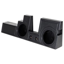QPower Dual 10-Inch Ported Car Audio Subwoofer Enclosure for Ford Super Duty ...