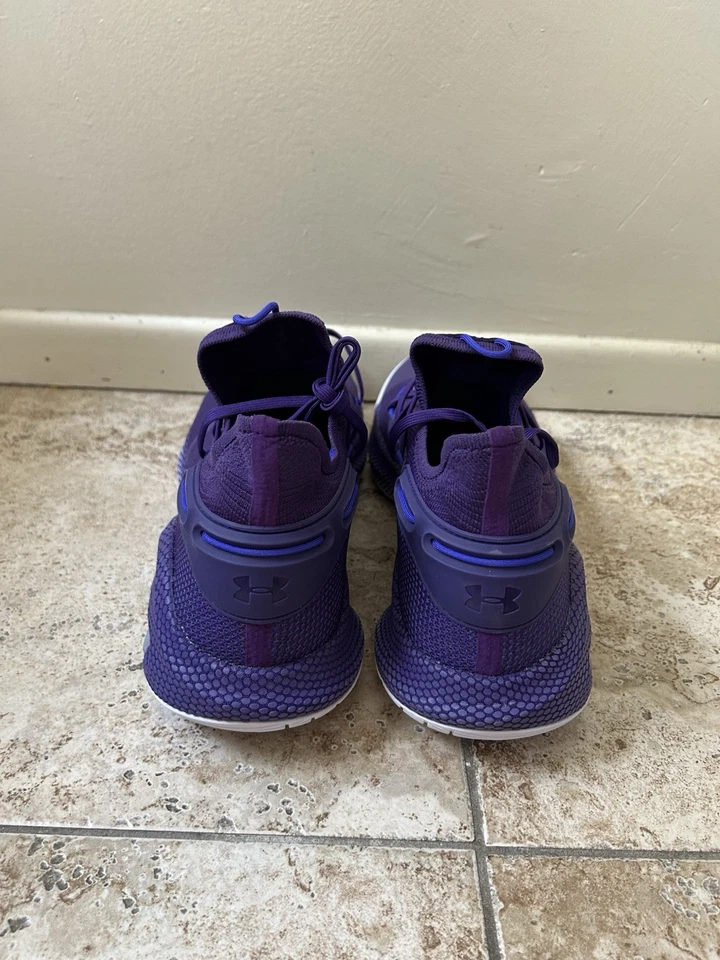 New Under Armour Curry 6 Team Men's Size 16 Purple Violet Shoes 3022893-500 - Image 3 of 4