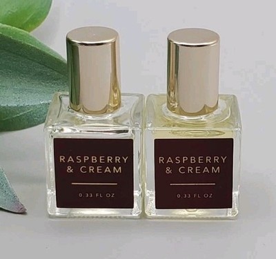 2x Sand + Fog Eau de Parfum Oil Raspberry & Cream 0.33 Rollerball New Withou Box