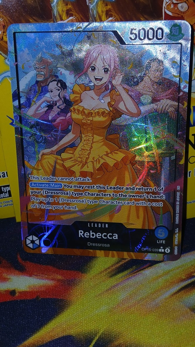 Rebecca Alt Art Leader OP15 039 One Piece TCG Adventure on Kami's
