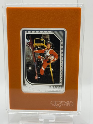 2025 Star Wars Agoro 1oz .999 Silver Trading Coin "The Pilot" Luke Topaz /300