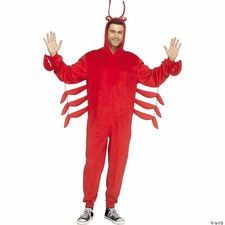 E-Z Lobster Hooded Jumpsuit Costume - Fun World
