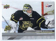 2024-25 Upper Deck CHL #257 Carson Bjarnason (goalie)