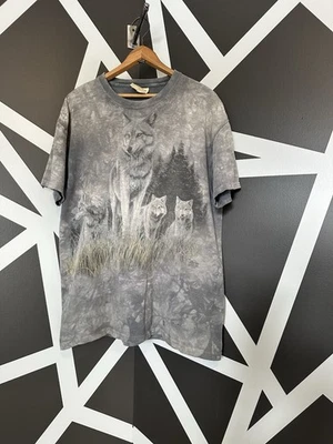 Camiseta De Colección The Mountain Wolf Corbata Teñida Talla L Distressed Nature Wolf’s - Imagen 1 de 4
