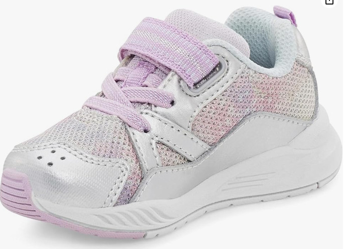 Stride Rite Girls M2P Journey 2 Sneaker, Rainbow Grey Size 9