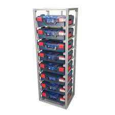 FixRack 8f Profi Regal für L-BOXX, Sortimo &...