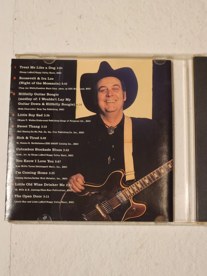 SLEEPY LABEEF- I'll Never Lay My Guitar Down CD 1996 Rounder Records Rockabilly Foto 4 de 4