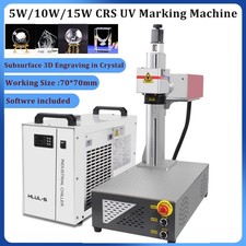 5W/10W/15W UV Laser Marking Machine 3D Engraving Inside Crystal Electric Z axis