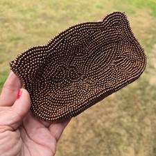 Vintage Bag By Debbie, Japan, 6.5" Beaded Coin Purse