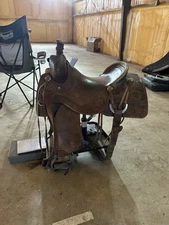 KO Cowhorse Saddle, 16.5”, Used But In Great Condition