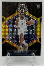 Jarace Walker 2023-24 Panini Mosaic #210 Choice Black Gold Prizm RC /8! Pacers