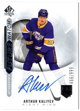 2020-21 UD SP Authentic Future Watch Auto ARTHUR KALIYEV #215 #466/999 Kings RC
