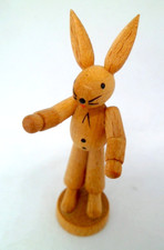 Alter Esco Hase Naturfarbe Echt Erzgebirge aus Omas Nachlass