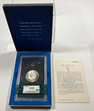 1884-CC GSA Morgan Dollar 1.00. CACG MS 64. Spectacular Rainbow Tone.