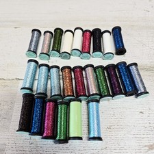 25 Kreinik Balger 50m Metallics Blending Filament Embroidery Craft Thread Lot L1