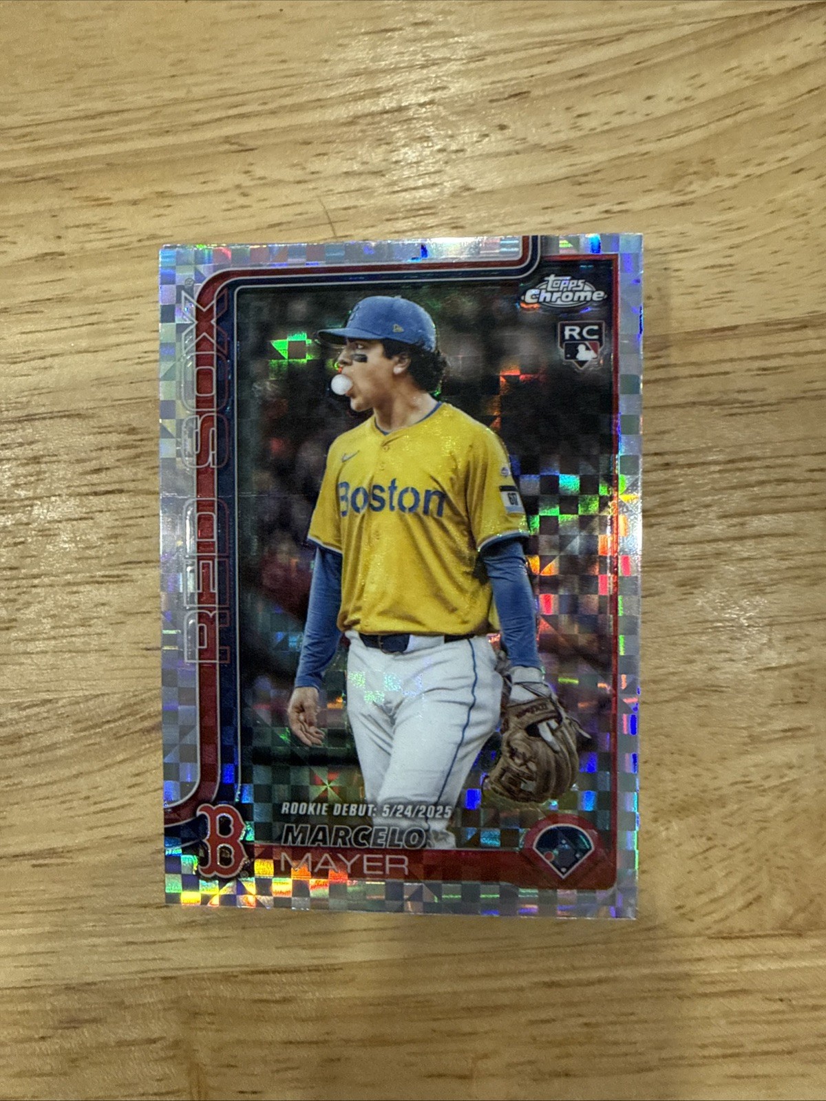 2025 Topps Chrome Update #USC117 Marcelo Mayer X-Fractor