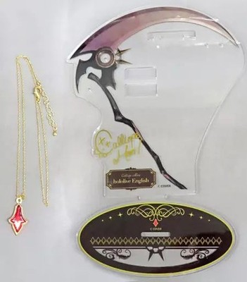 [Used] Goods set Mori Calliope pendant & accessory stand set ''Virtual YouTuber