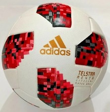Adidas Telstar 18 Red World Cup Soccer Ball Size 5  Official Match Football
