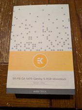 EK RGB CPU Water Blocks EK-FB Gigabyte GA-X470 Gaming 5 RGB Monoblock Nickel