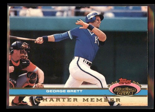 George Brett 1991 Stadium Club Charter Members card